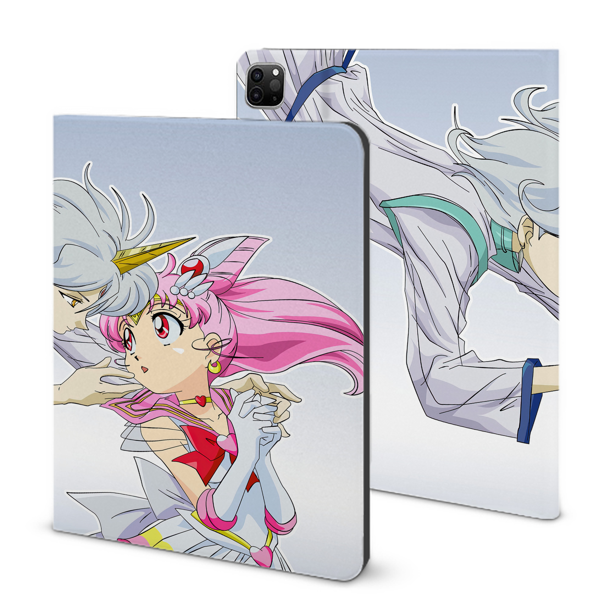 （画像用） 美少女戦士セーラームーン Sailor Moon IPad ケース ブック型 PUレザー TPU 耐衝撃 軽量 薄型 ペン収納なし 全面保護 IPad 各モデル対応